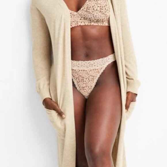 Macy's Robe State of Day Women's Long Sweater Knit Layering Robe NWT - Picture 11 of 12